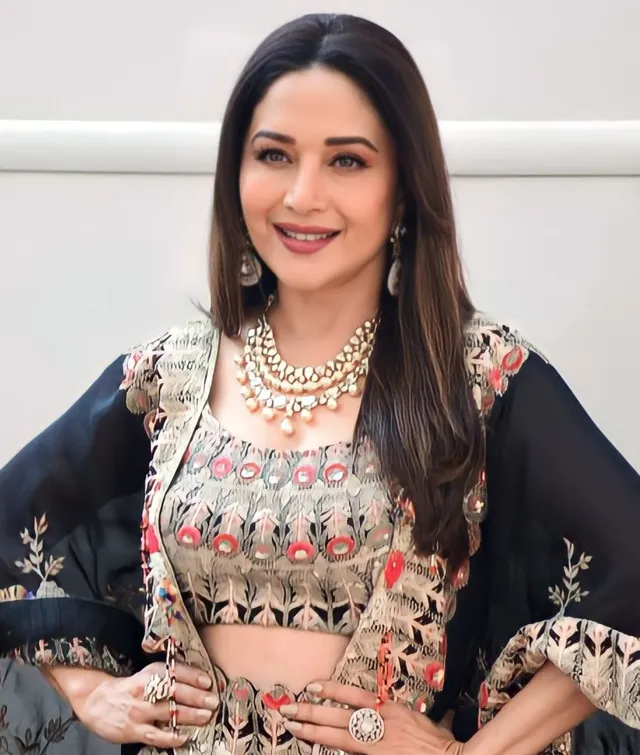 Madhuri Dixit, in a CC BY 3.0 photograph from Wikimedia Commons