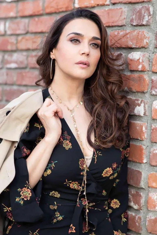 Preity Zinta, in a CC BY-SA 4.0 photograph from Wikimedia Commons